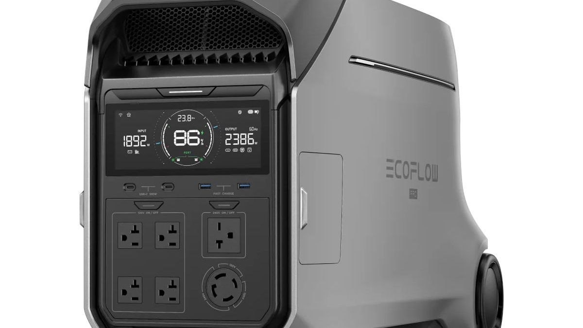 ecoflow delta pro 3 solar input EcoFlow DELTA PRO 3 | 4,096Wh / 4,000W Portable Solar Power Station
